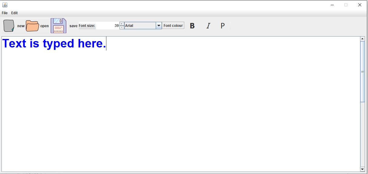 text editor program